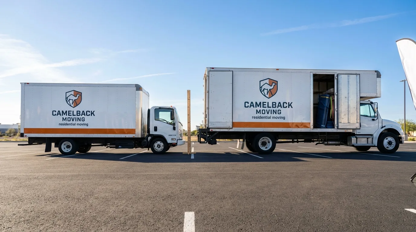 Moving truck size capacity guide in Anahola